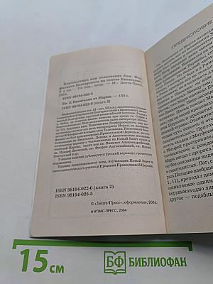 Толкование на Евангелие от Марка. Книга 2