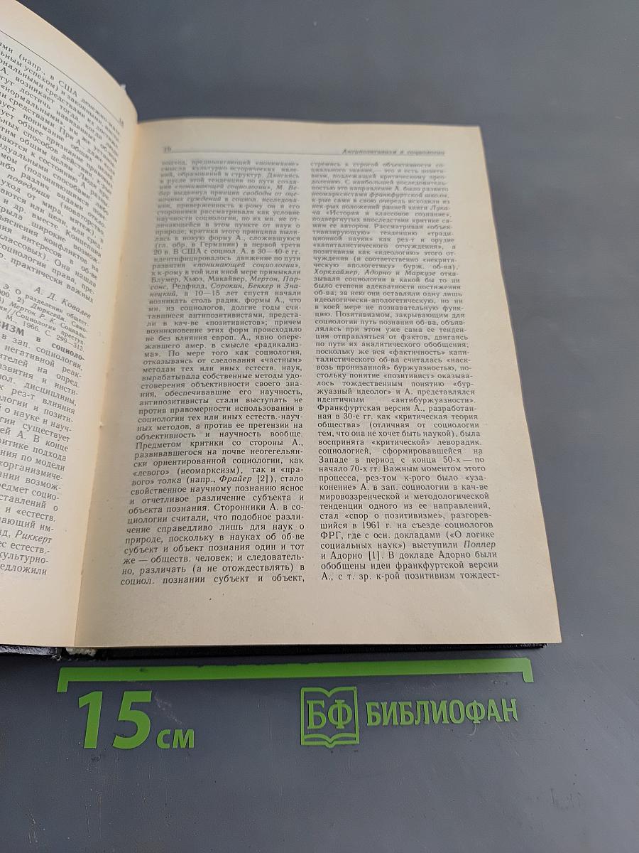Современная западная социология: словарь