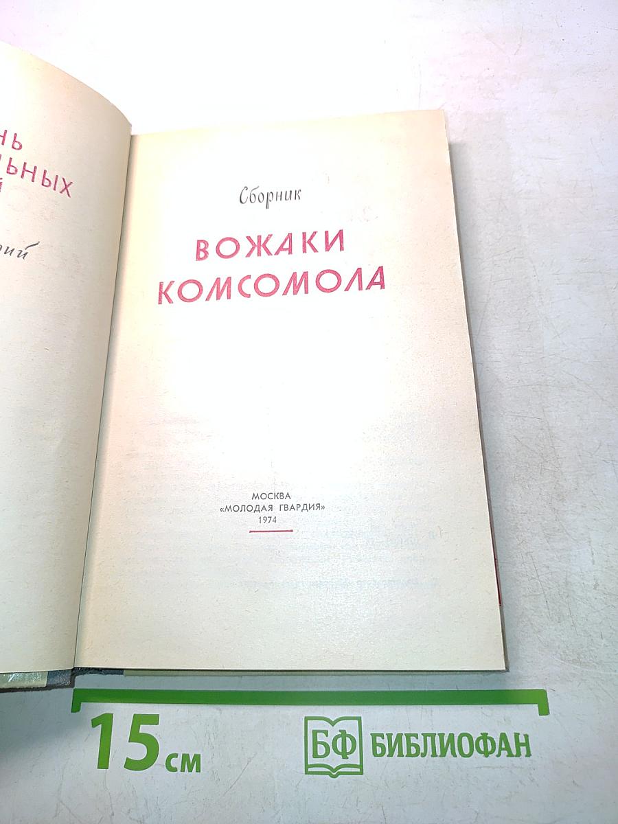 Вожаки комсомола. Сборник. Жизнь замечательных людей