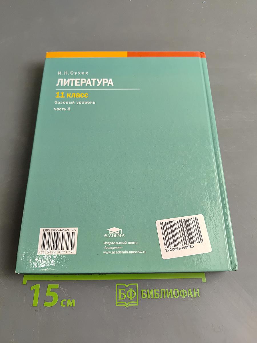 Литература. 11 класс. Базовый уровень. Часть 1