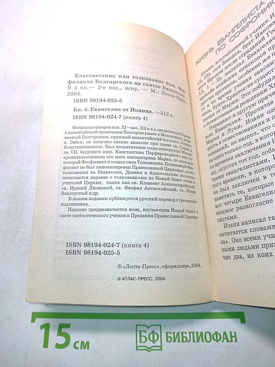 Толкование на Евангелие от Иоанна. Книга 4