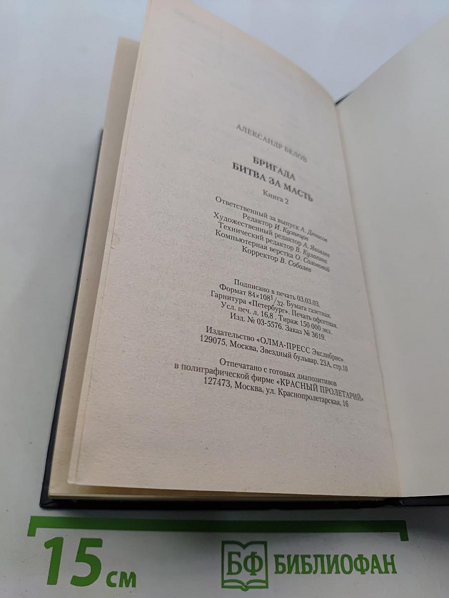 Бригада. Битва за масть. Книга 2
