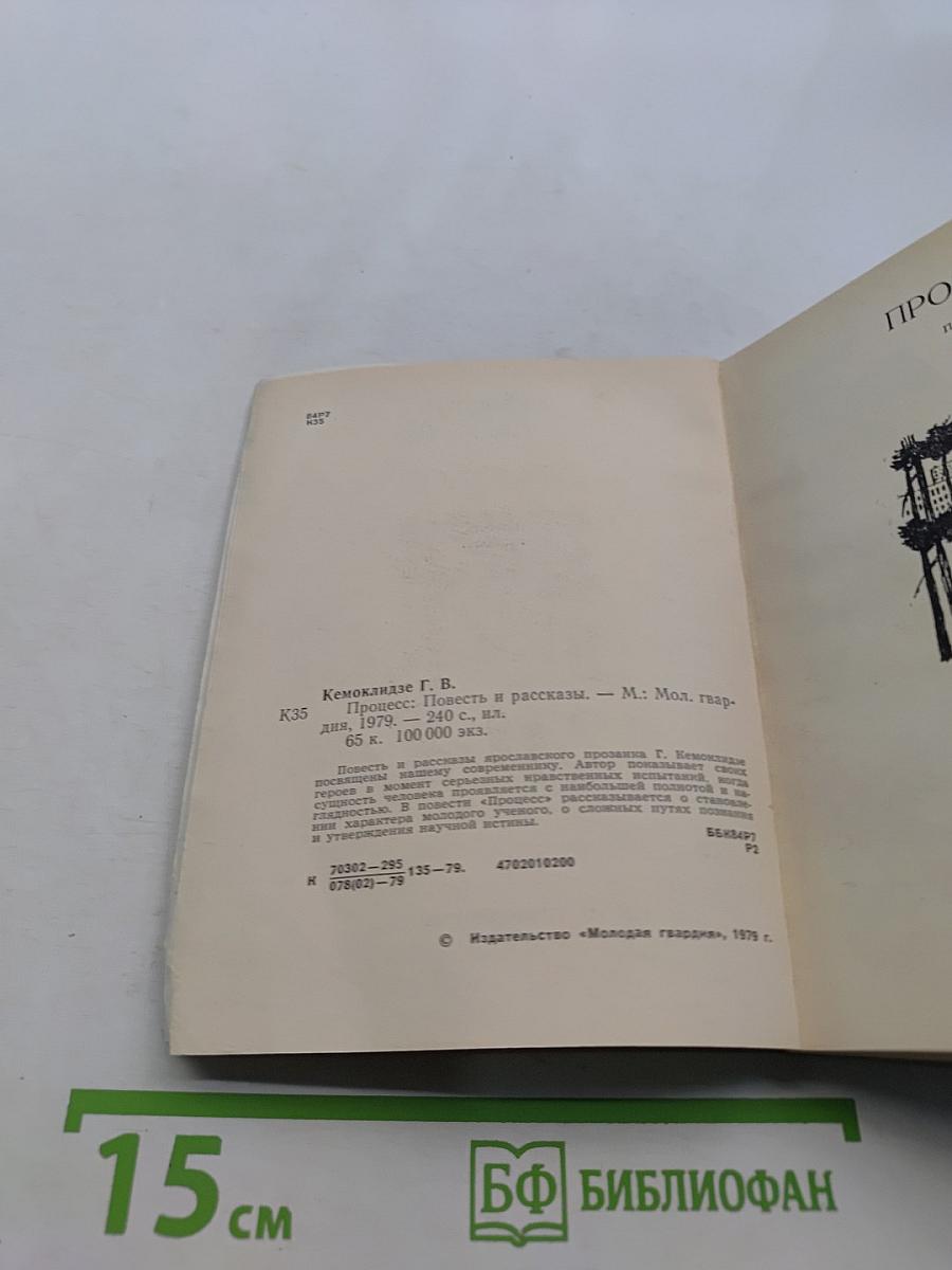 Процесс. Повесть и рассказы