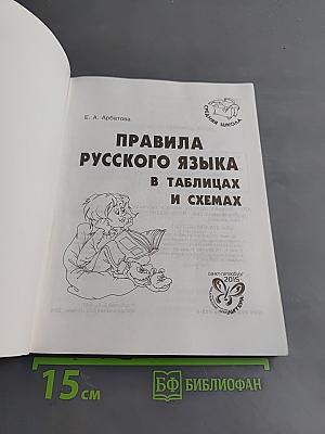 Правила русского языка в таблицах и схемах