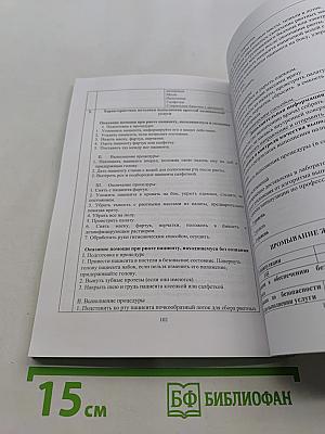 ПМ-04 «Младшая м/с по уходу за пациентами». Сборник манипуляций