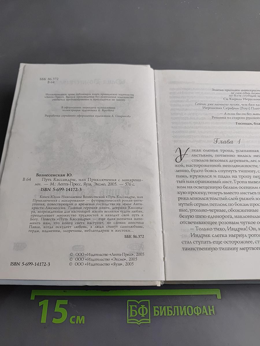 Путь Кассандры, или Приключения с макаронами