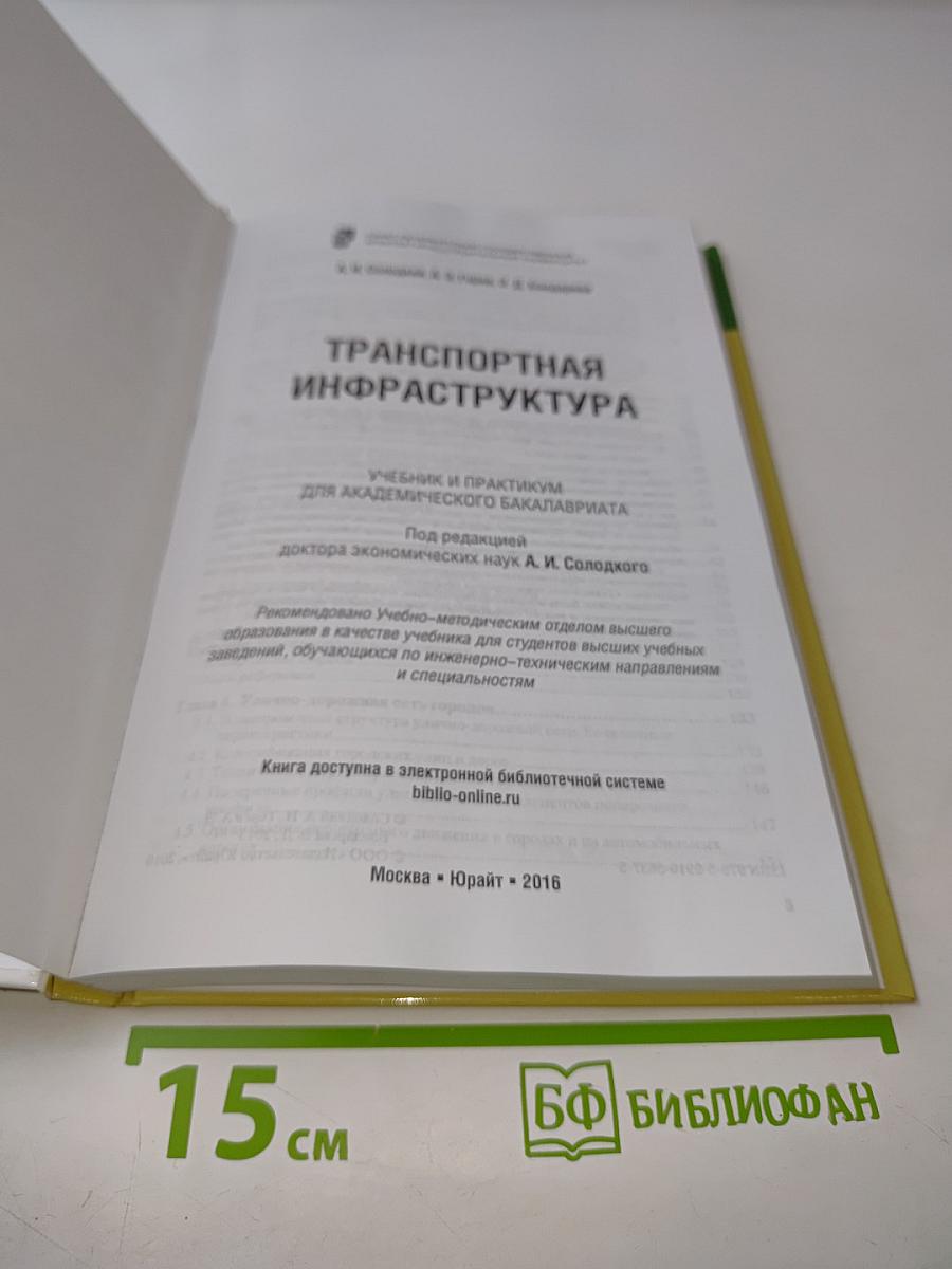 Транспортная инфраструктура: Учебник и практикум