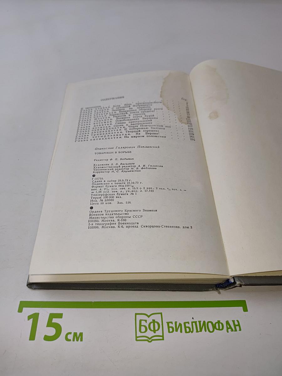 Товарищи в борьбе