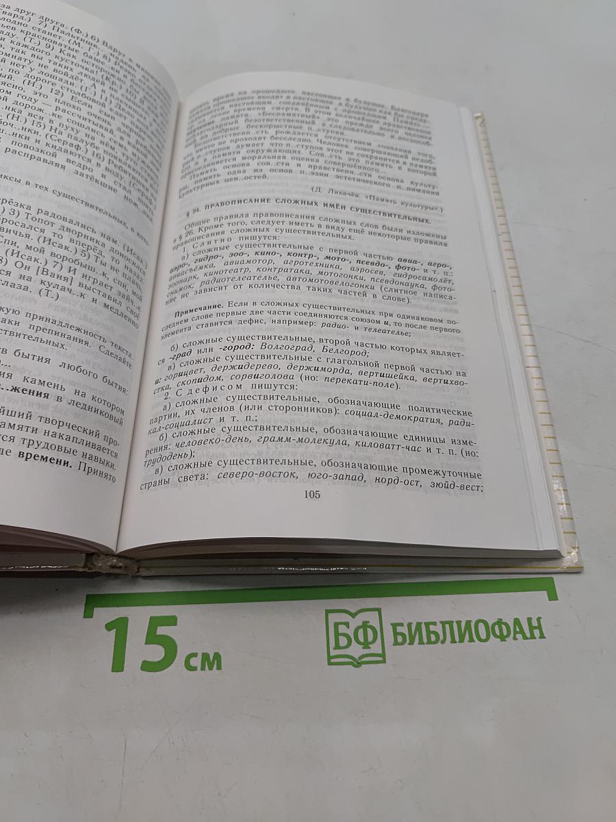 Пособие для занятий по русскому языку в старших классах
