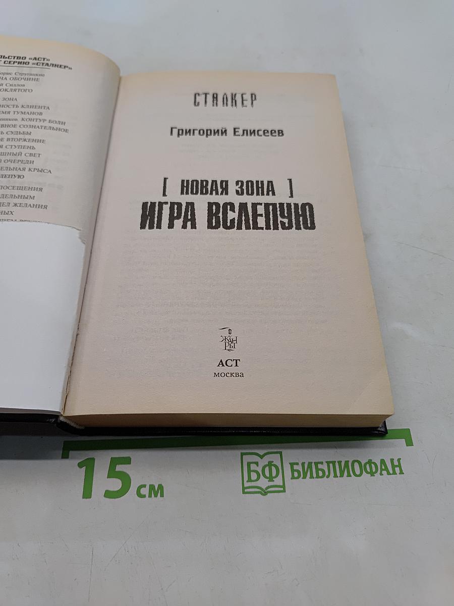 Сталкер. Новая зона. Игра вслепую