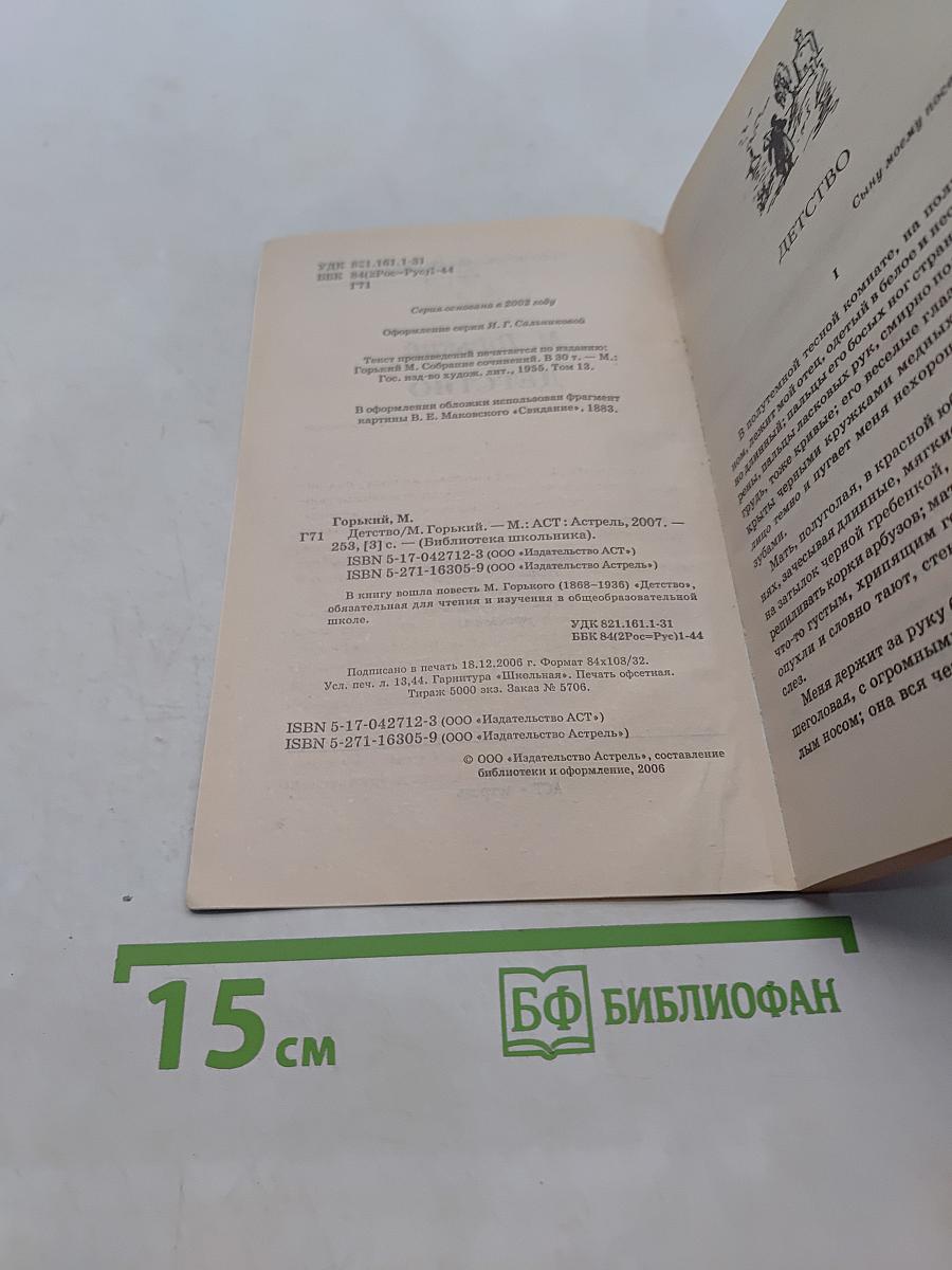 Детство (Библиотека школьника)