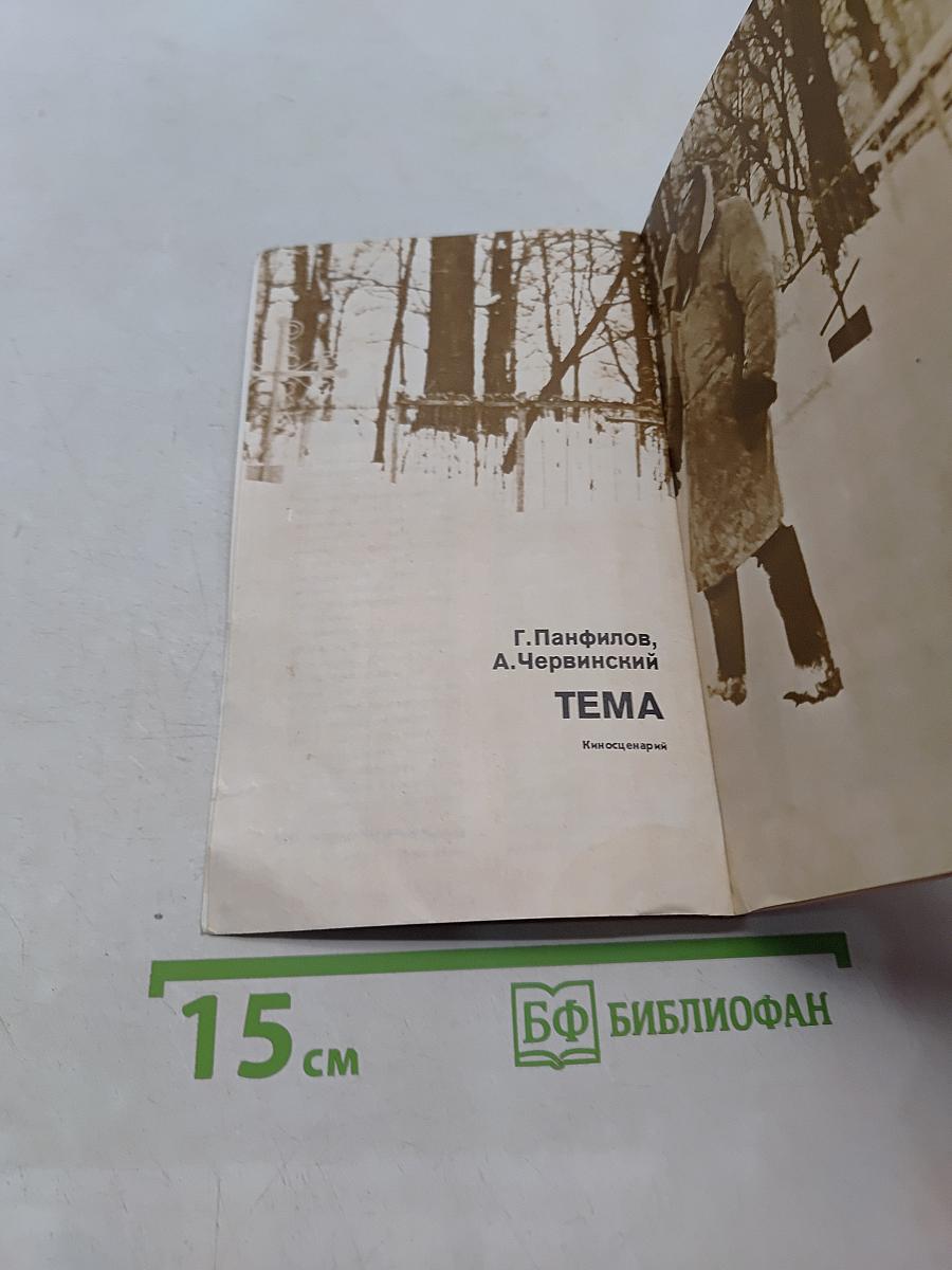 Тема. Киносценарий
