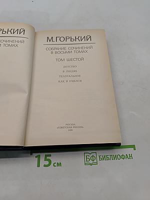 Собрание сочинений в восьми томах. Том шестой. Детство. В людях. Театральное. Как я учился