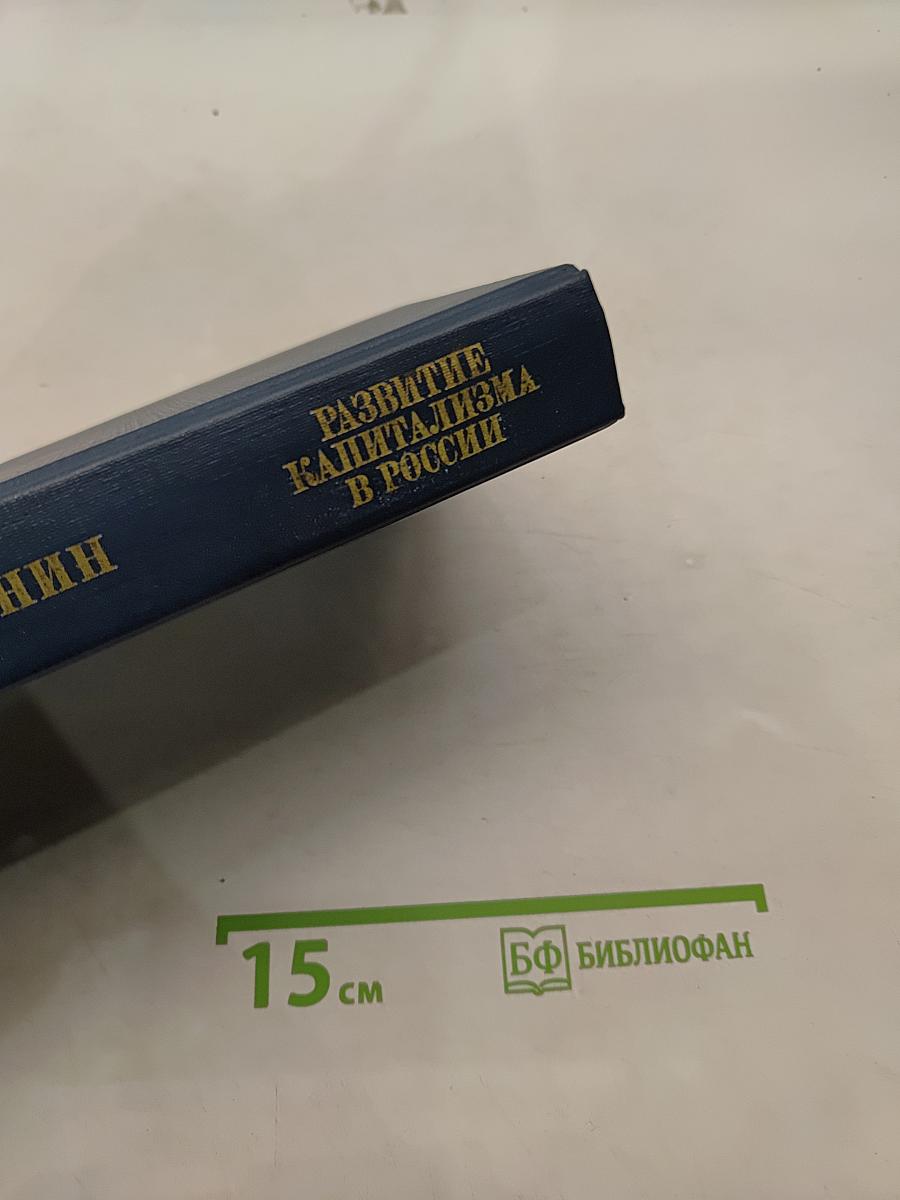 Развитие капитализма в России. Процесс образования внутреннего рынка для крупной промышленности