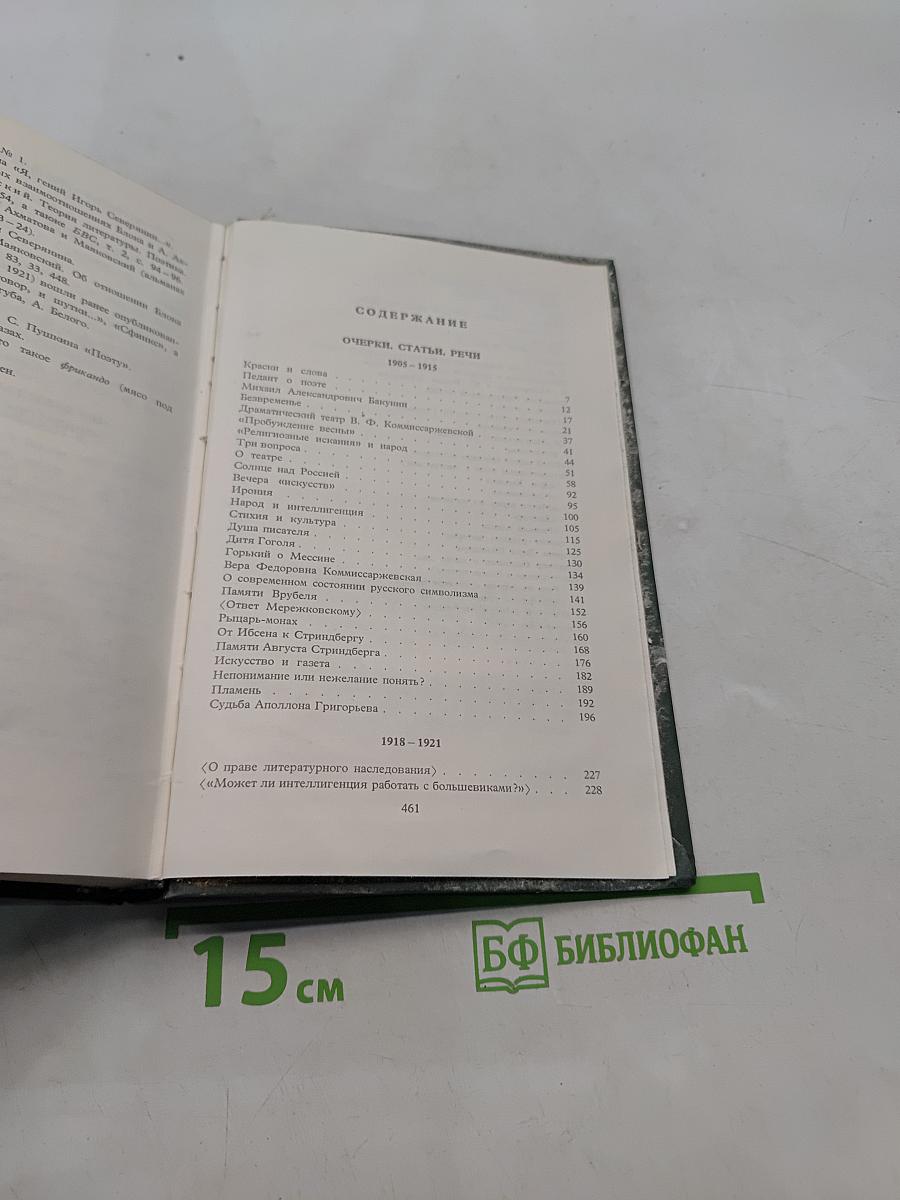 Собрание сочинений в шести томах. Том 4. Очерки, статьи, речи 1905-1921