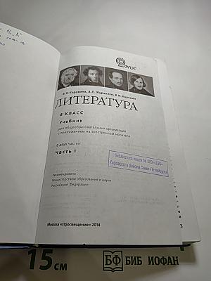 Литература. 8 класс. Учебник. Часть 1