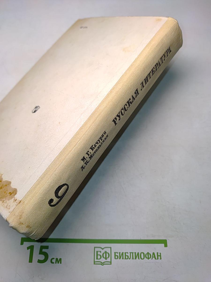 Русская литература. Учебник для 9 класса средней школы. Издание 15-е, доработанное
