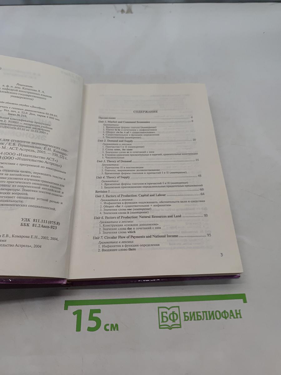 Английский язык для студентов экономических специальностей