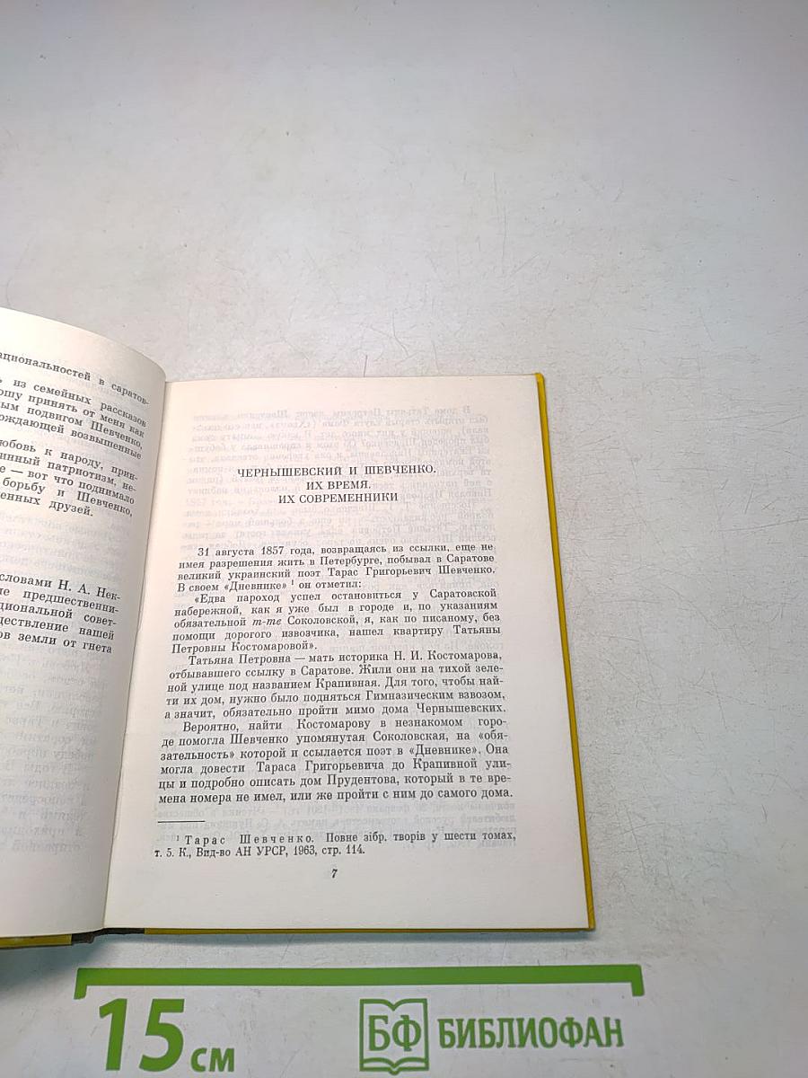 Н. Г. Чернышевский и Т. Г. Шевченко. Их современники
