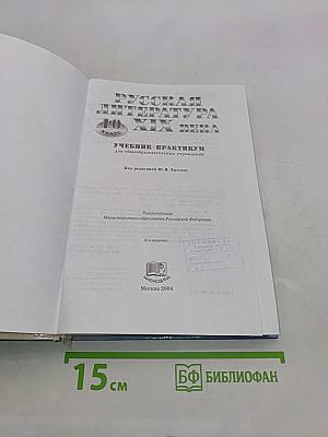 Русская литература XIX века. 10 класс. Учебник-практикум