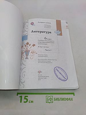 Литература. 6 класс. Часть 1