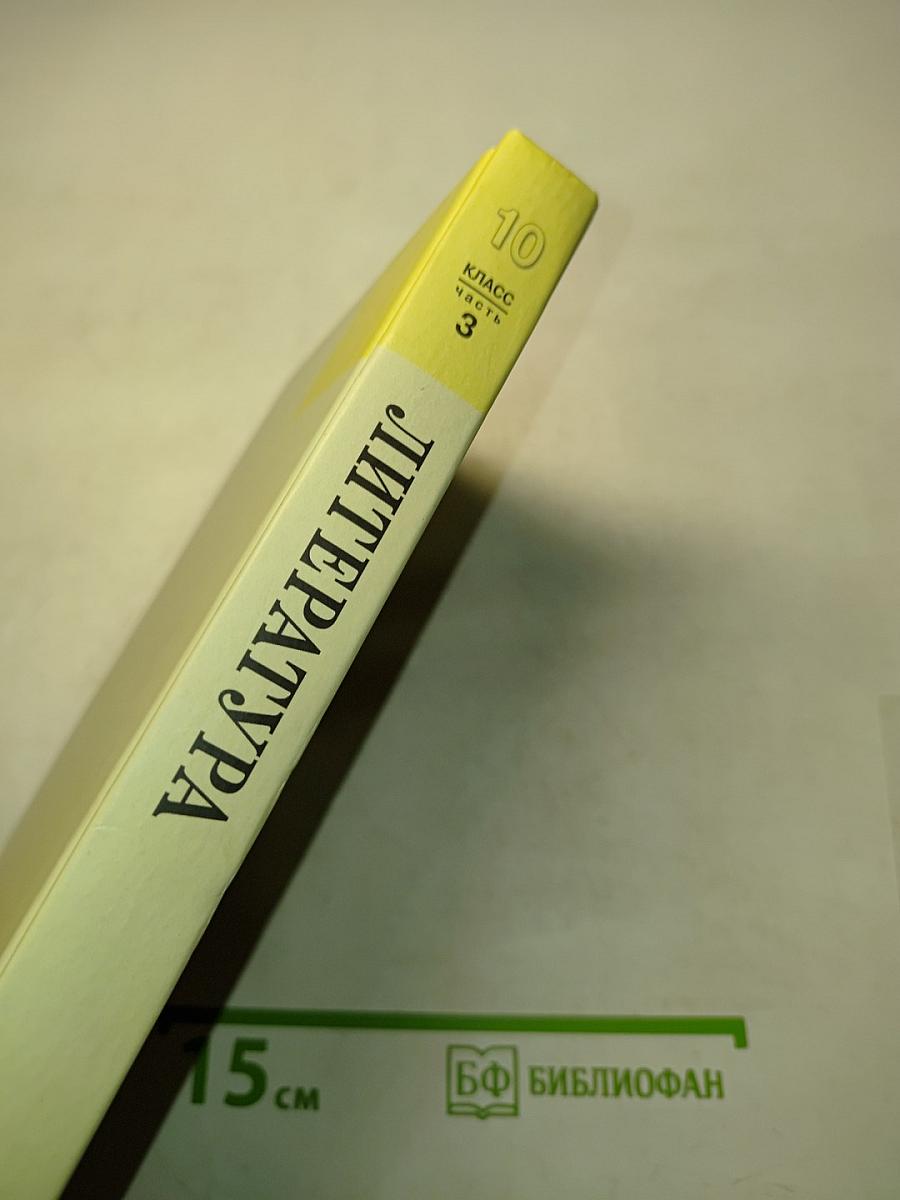 Литература. 10 класс. Учебник для общеобразовательных учреждений. В трех частях. Часть 3