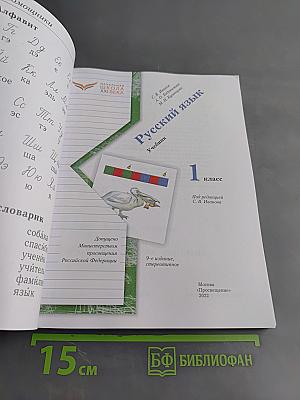 Русский язык. Учебник. 1 класс