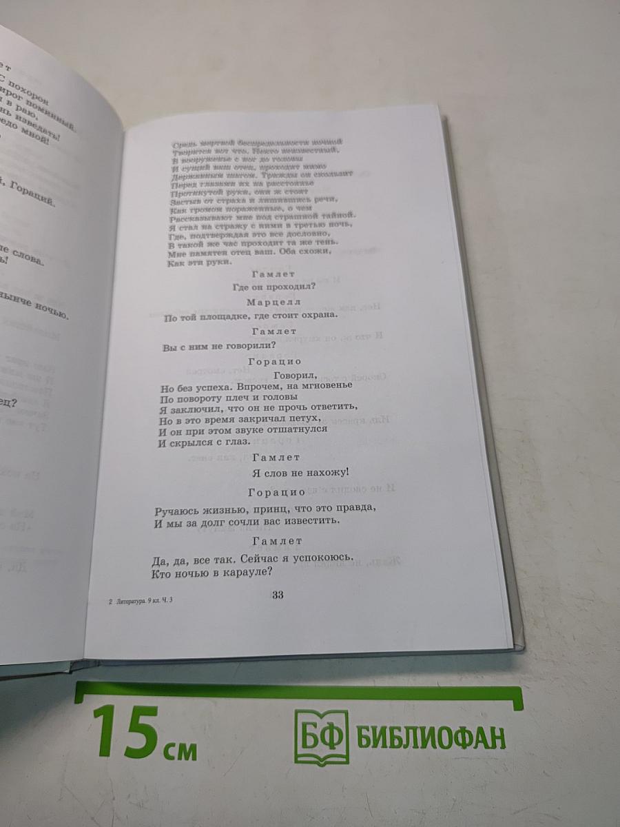 Литература. 9 класс. Учебник для общеобразовательных учреждений. В трех частях. Часть 3