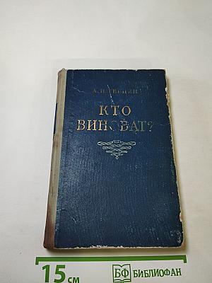 Кто виноват?