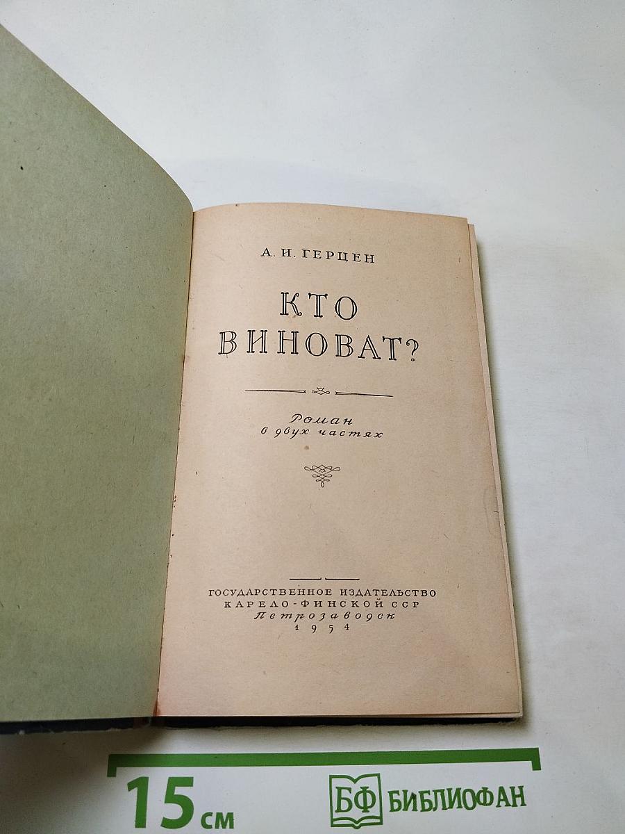 Кто виноват?