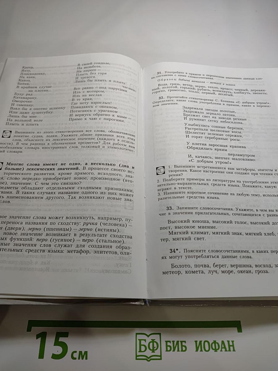 Русский язык. Грамматика. Текст. Стили речи. Учебник для 10-11 классов