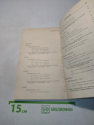 Сорта плодовых и ягодных культур Нечерноземья