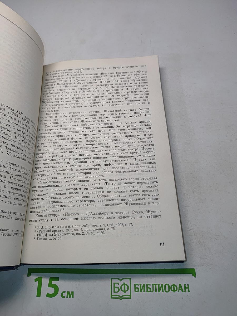 Очерки истории русской театральной критики