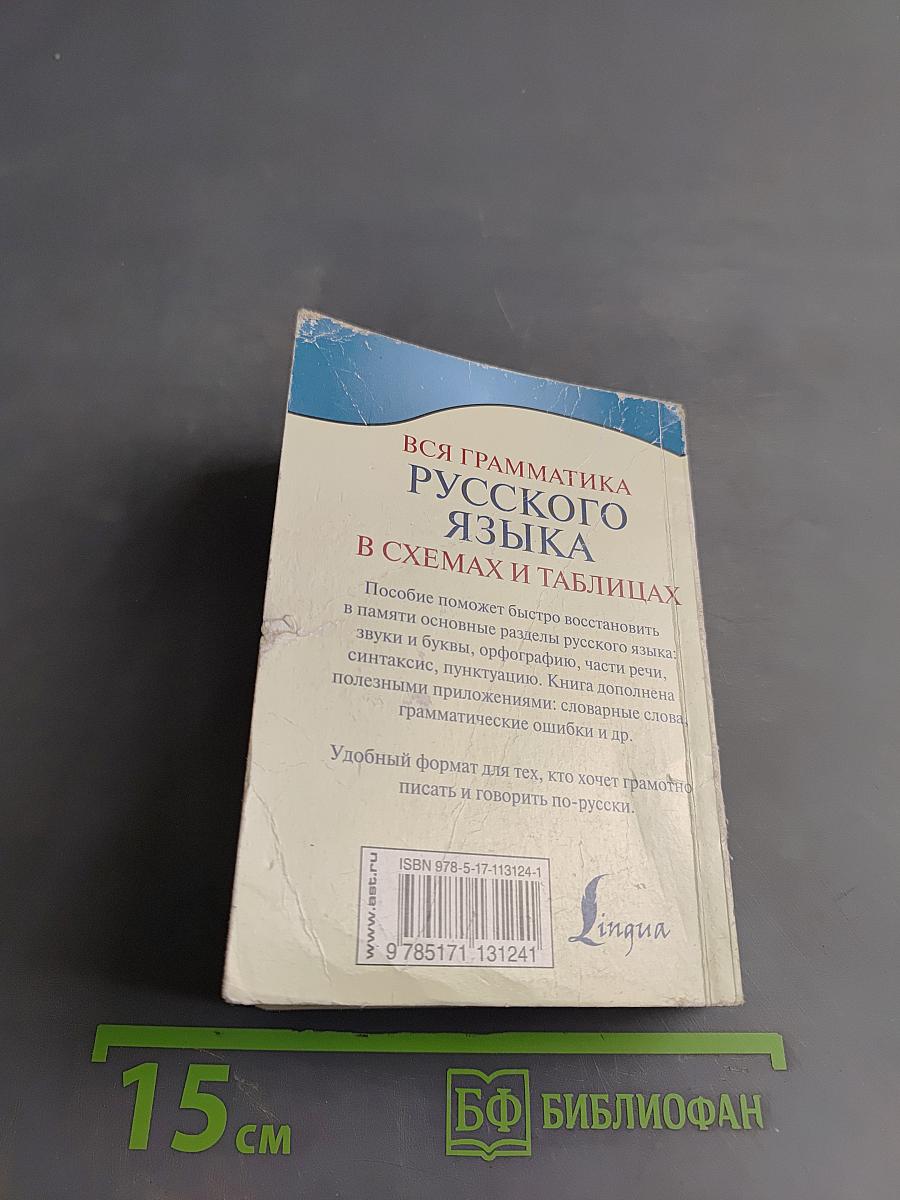 Вся грамматика русского языка в схемах и таблицах