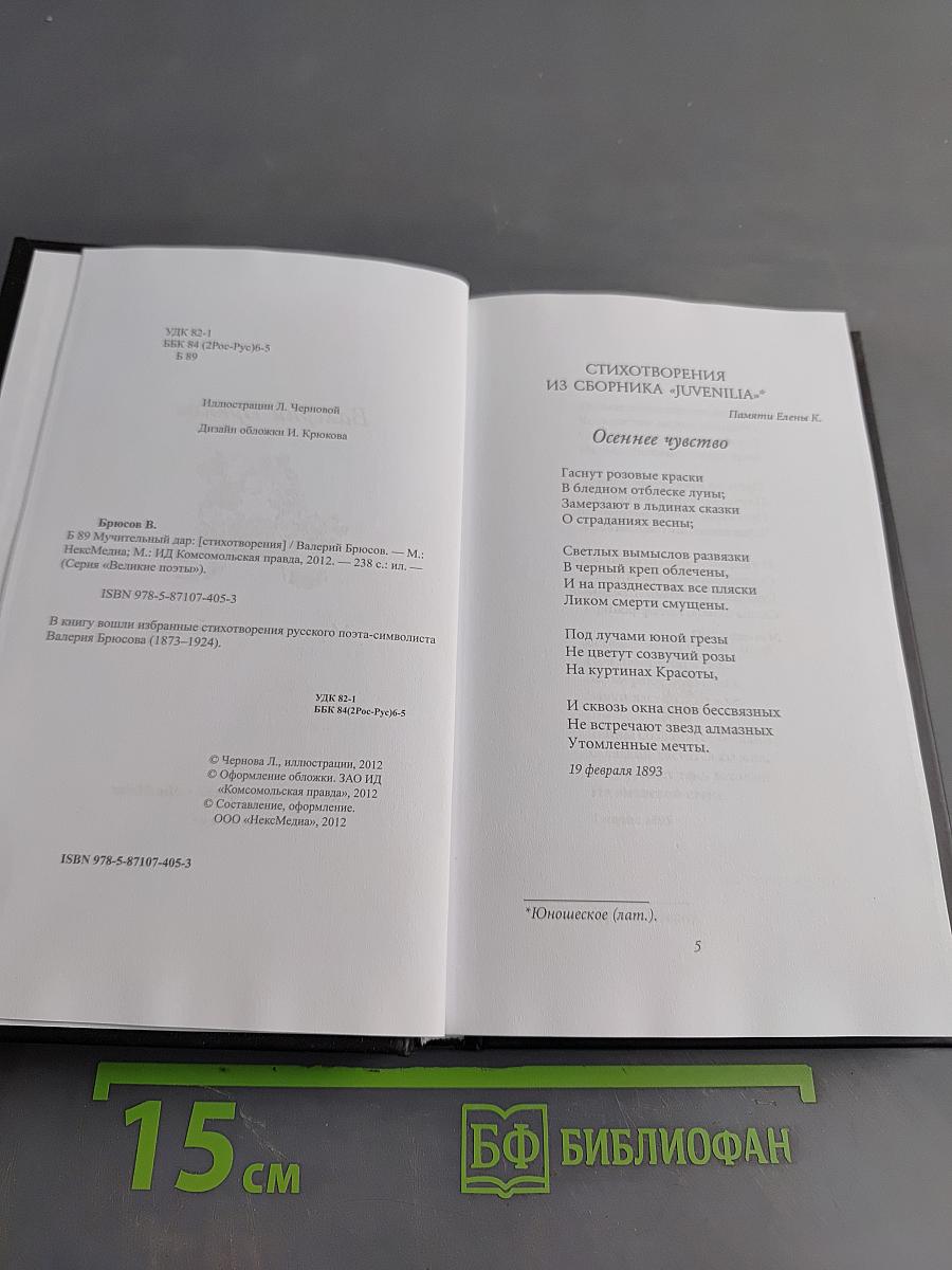 Валерий Брюсов. Мучительный дар