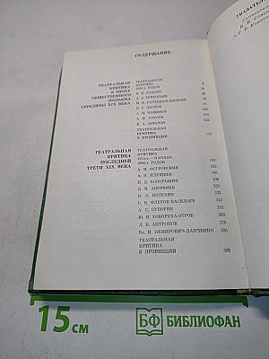 Очерки истории русской театральной критики. Вторая половина XIX века