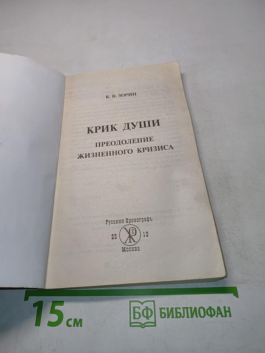 Крик души. Преодоление жизненного кризиса