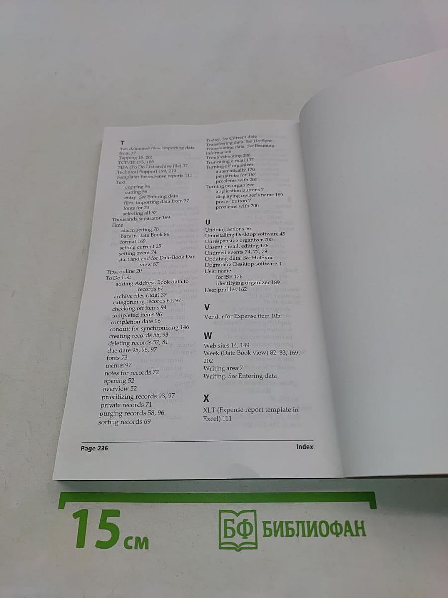 Handbook for the Palm V Organizer