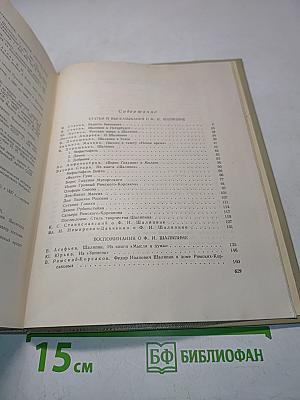 Федор Иванович Шаляпин. Статьи, высказывания, воспоминания о Ф. П. Шаляпине