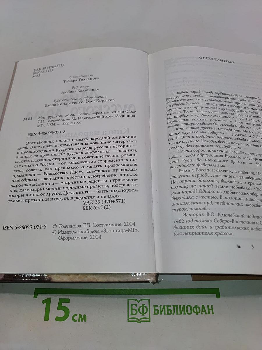 Мир русского дома. Книга народной жизни