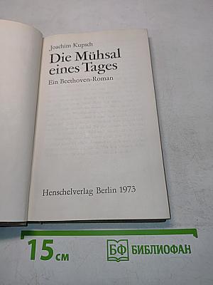 Die Mühsal eines Tages. Ein Beethoven-Roman