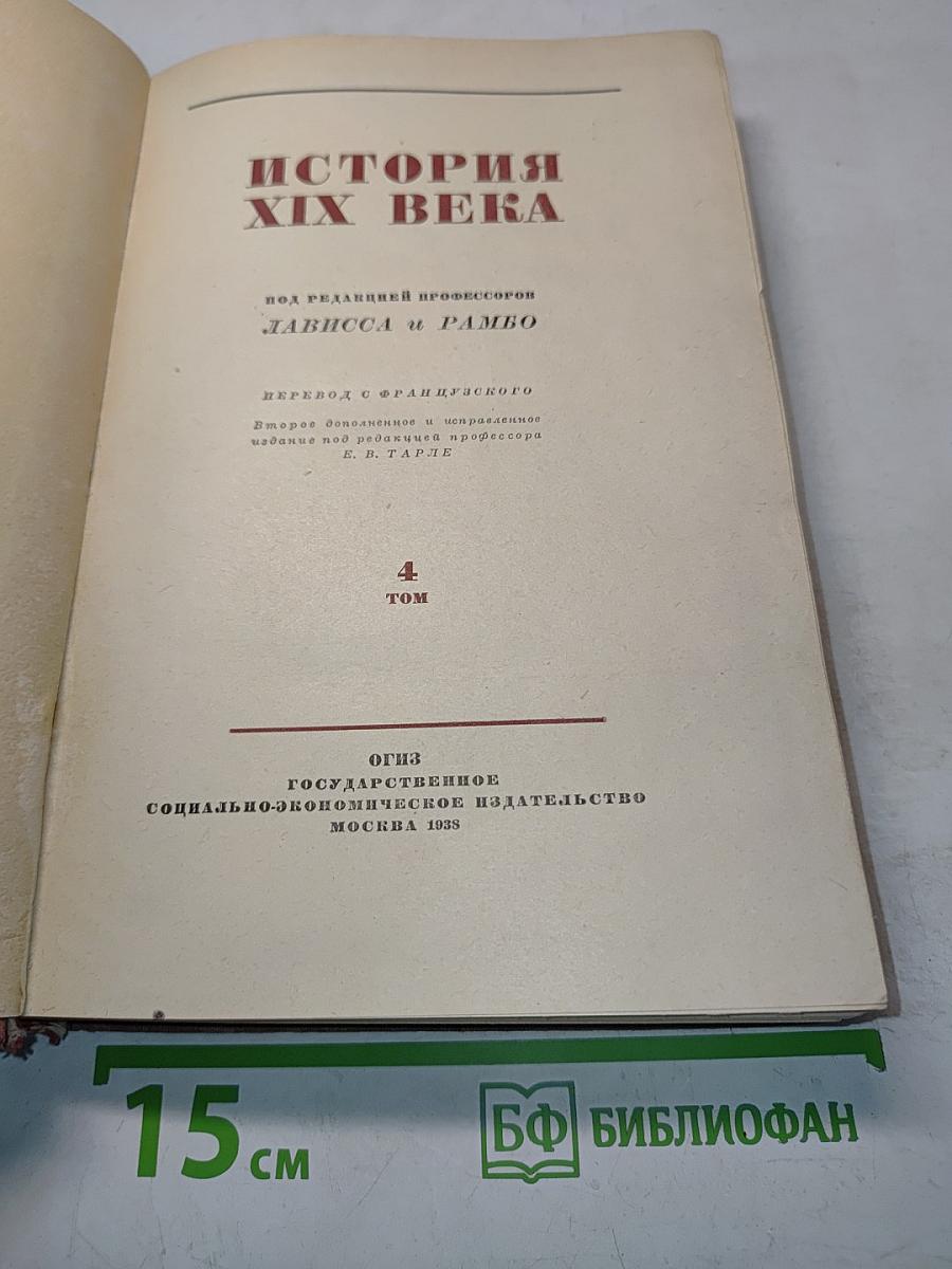 История XIX века. Том 4