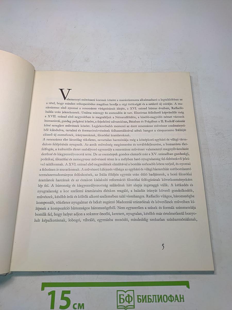 A manierizmus mesterei