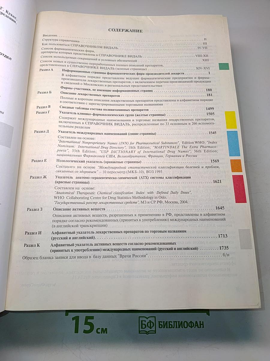 Справочник Видаль. Лекарственные препараты в России. 2009