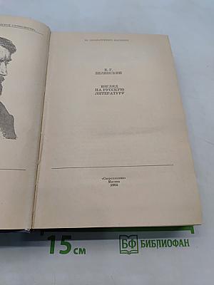 Взгляд на русскую литературу