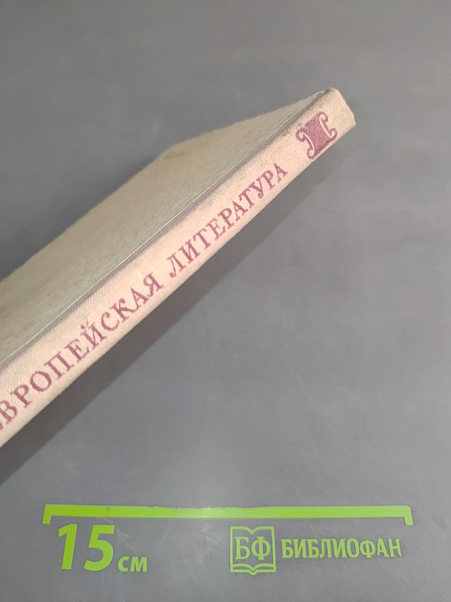 Западноевропейская литература. Пособие для средней школы. Издание третье