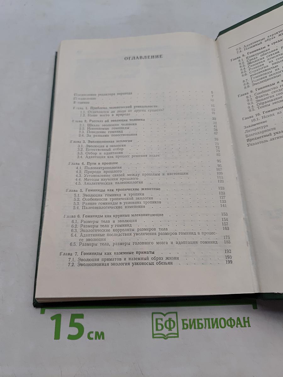 Еще один неповторимый вид. Экологические аспекты эволюции человека