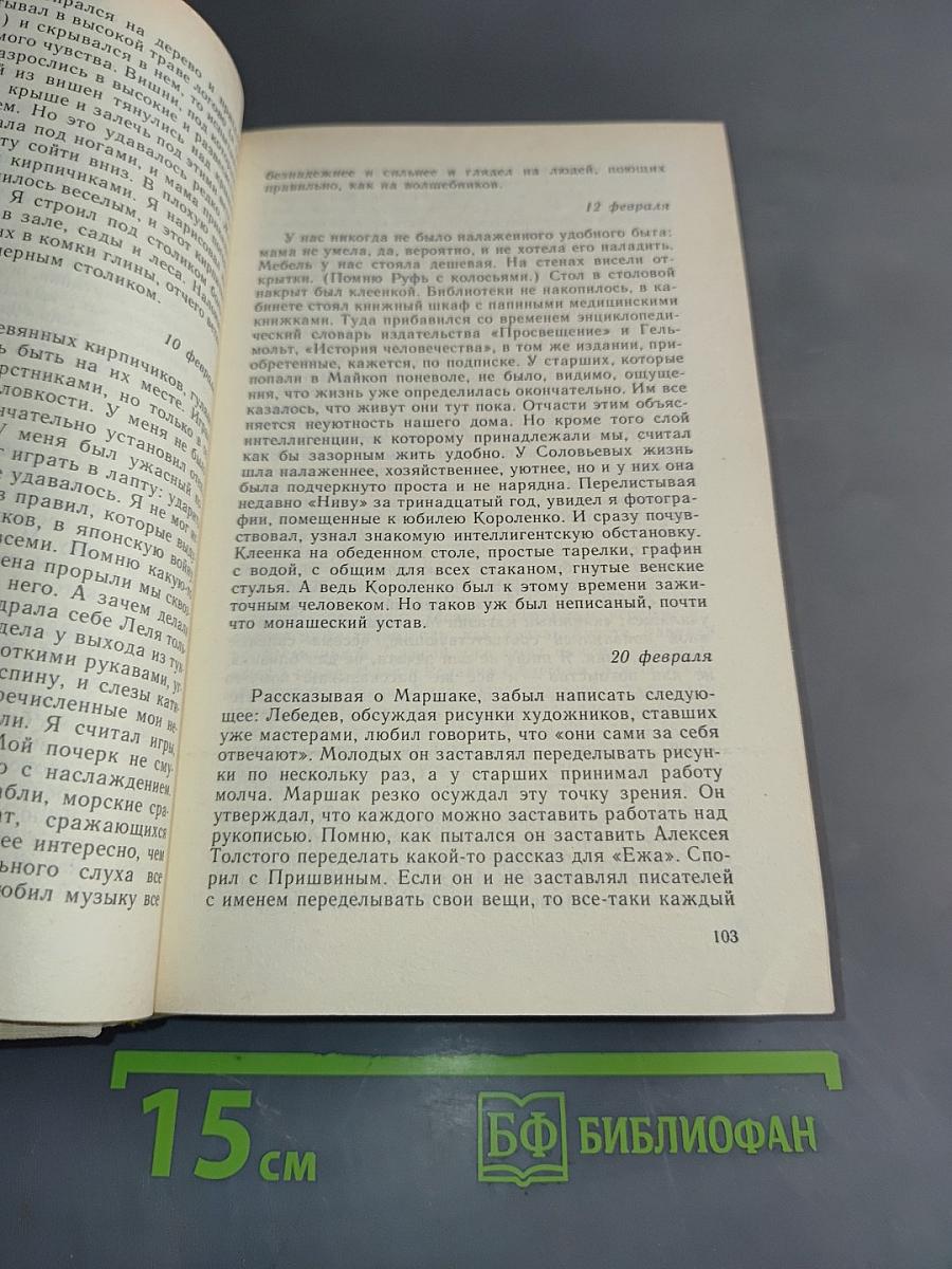 Живу беспокойно... Из дневников