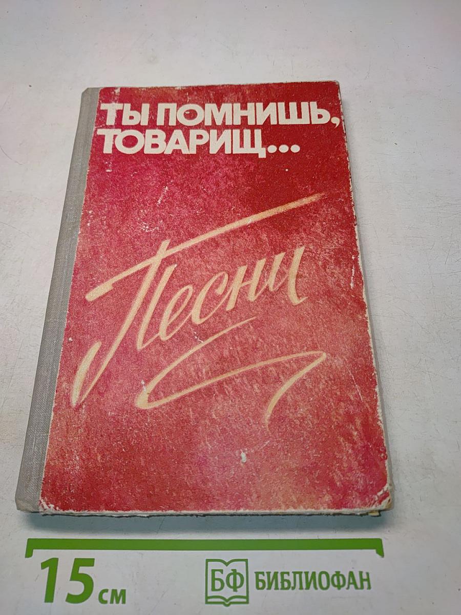 Ты помнишь, товарищ...