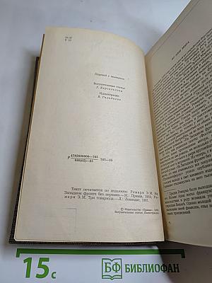 На Западном фронте без перемен. Три товарища